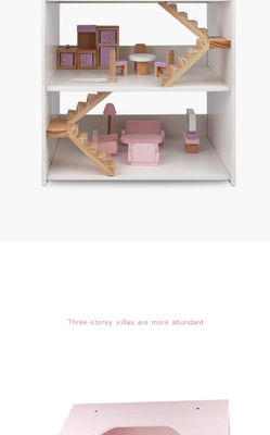 Niños a base de agua de Mini Wooden Simulation House For de la capa