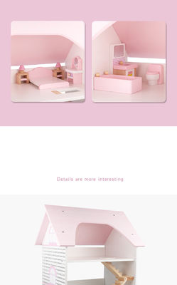 Niños a base de agua de Mini Wooden Simulation House For de la capa