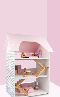 Niños a base de agua de Mini Wooden Simulation House For de la capa