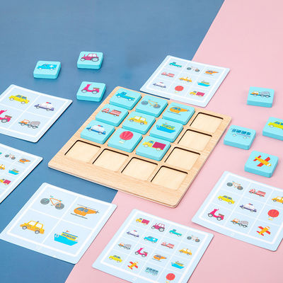 Juego de mesa de madera del rompecabezas de Montessori de los niños del ODM