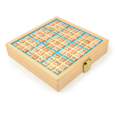 Juegos de madera no tóxicos de Sudoku para el desarrollo intelectual
