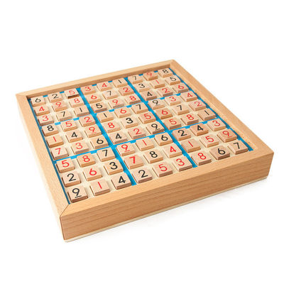 Juegos de madera no tóxicos de Sudoku para el desarrollo intelectual