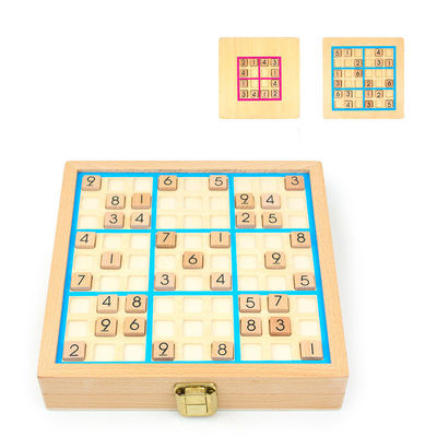 Juegos de madera no tóxicos de Sudoku para el desarrollo intelectual