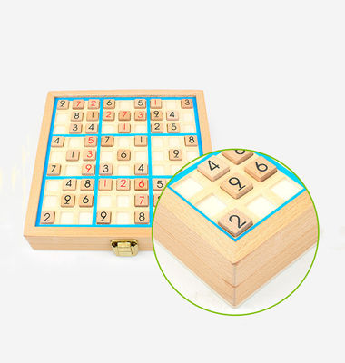 Juegos de madera no tóxicos de Sudoku para el desarrollo intelectual