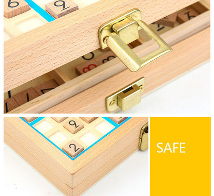 Juegos de madera no tóxicos de Sudoku para el desarrollo intelectual