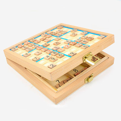 Juegos de madera no tóxicos de Sudoku para el desarrollo intelectual