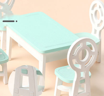 Juguetes de Mini Montessori Wooden Girls Bedroom sin las rebabas