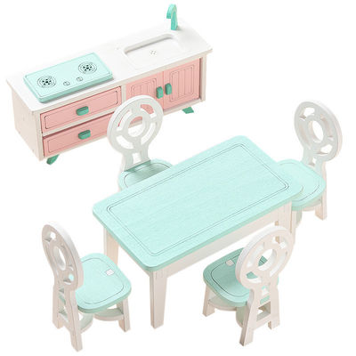 Juguetes de Mini Montessori Wooden Girls Bedroom sin las rebabas