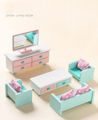 Juguetes de Mini Montessori Wooden Girls Bedroom sin las rebabas
