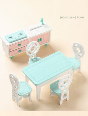 Juguetes de Mini Montessori Wooden Girls Bedroom sin las rebabas