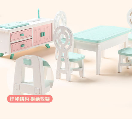 Juguetes de Mini Montessori Wooden Girls Bedroom sin las rebabas