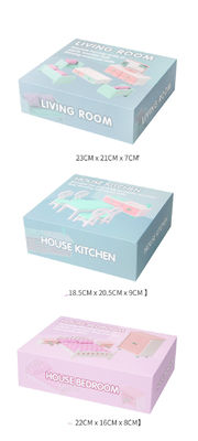 Juguetes de Mini Montessori Wooden Girls Bedroom sin las rebabas