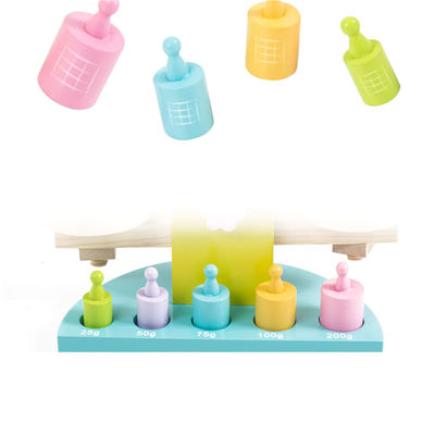 Escala de madera insípida Toy For Preschool Children de la balanza