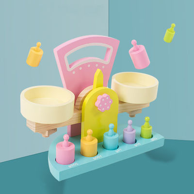 Escala de madera insípida Toy For Preschool Children de la balanza
