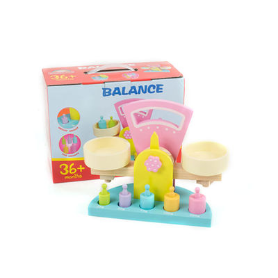 Escala de madera insípida Toy For Preschool Children de la balanza