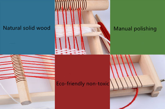 Telar de madera grande de los niños multifuncionales