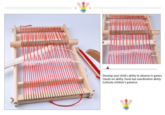 Telar de madera grande de los niños multifuncionales