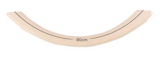 Los niños curvaron el tablero de madera de la balanza para el entrenamiento sensorial