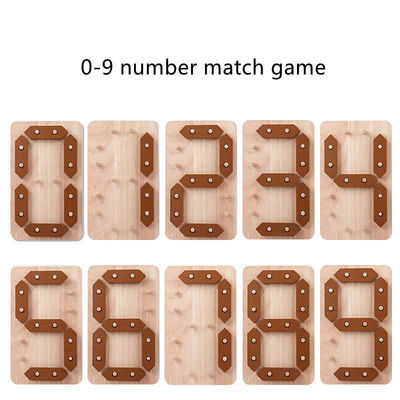 Juguete de madera del rompecabezas de la aclaración de las matemáticas de los niños