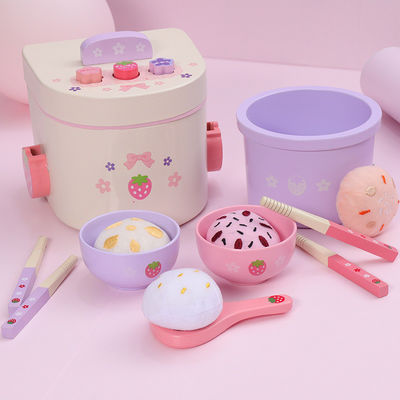 Hervidor de arroz de madera Toy For Kids Early Education