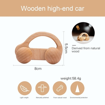 regalo Toy Beech Wood Car Educational Montess del nogal negro del coche de Toy Maple Car Mahogany Classic de las unidades de creación del bebé 9/Style