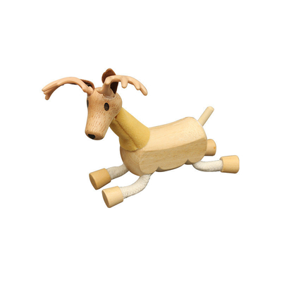 El pequeño animal de la simulación de madera bloquea las unidades de creación de la niñez de Forest Farm Animal Dolls Early