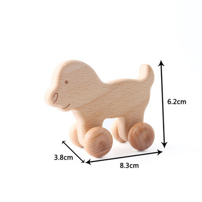 regalo Toy Beech Wood Car Educational Montess del nogal negro del coche de Toy Maple Car Mahogany Classic de las unidades de creación del bebé 9/Style