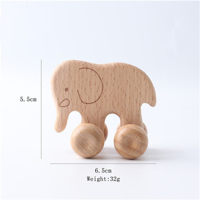 regalo Toy Beech Wood Car Educational Montess del nogal negro del coche de Toy Maple Car Mahogany Classic de las unidades de creación del bebé 9/Style