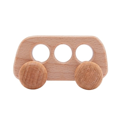 regalo Toy Beech Wood Car Educational Montess del nogal negro del coche de Toy Maple Car Mahogany Classic de las unidades de creación del bebé 9/Style