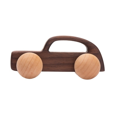 regalo Toy Beech Wood Car Educational Montess del nogal negro del coche de Toy Maple Car Mahogany Classic de las unidades de creación del bebé 9/Style