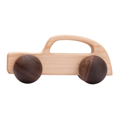 regalo Toy Beech Wood Car Educational Montess del nogal negro del coche de Toy Maple Car Mahogany Classic de las unidades de creación del bebé 9/Style