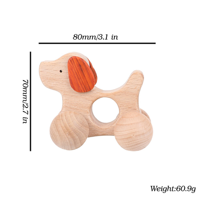 regalo Toy Beech Wood Car Educational Montess del nogal negro del coche de Toy Maple Car Mahogany Classic de las unidades de creación del bebé 9/Style