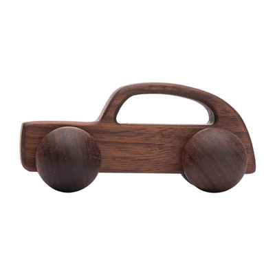 regalo Toy Beech Wood Car Educational Montess del nogal negro del coche de Toy Maple Car Mahogany Classic de las unidades de creación del bebé 9/Style