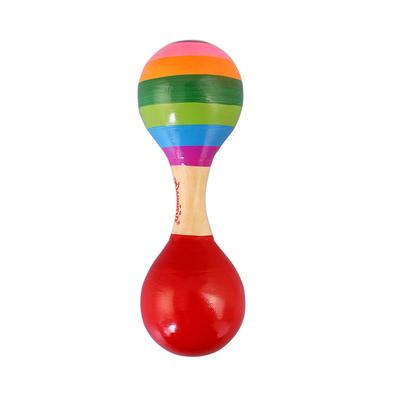 Traqueteo de madera musical Montessori para el bebé de los juguetes del pesebre del bebé educativo