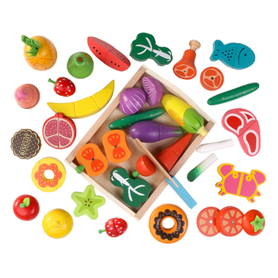 La cocina de la simulación finge a los niños de Toy Wooden Montessori Educational For