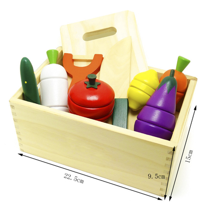 La cocina de la simulación finge a los niños de Toy Wooden Montessori Educational For