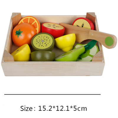 La cocina de Montessori finge a Toy For Children Cutting Fruit Vegeta