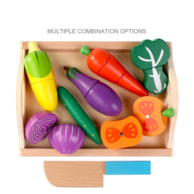 La cocina de Montessori finge a Toy For Children Cutting Fruit Vegeta
