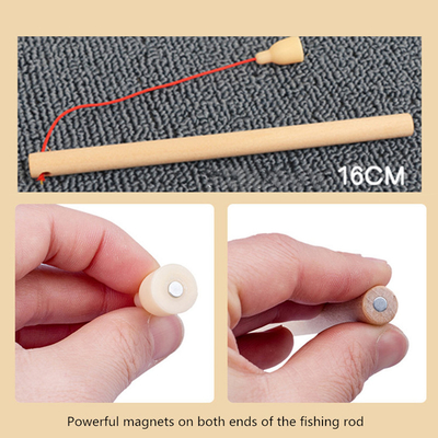 Juguetes educativos de cogida de Montessori de los accesorios de madera de los juguetes de los gusanos 1 del juego 5 del insecto de madera