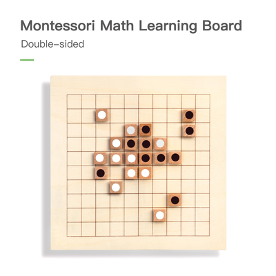 Montessori educativo 	Matemáticas de madera Toy For Preschool Counting Number