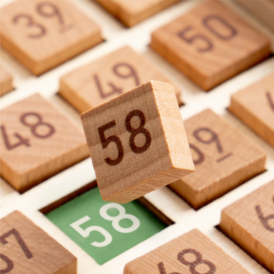 Montessori educativo 	Matemáticas de madera Toy For Preschool Counting Number