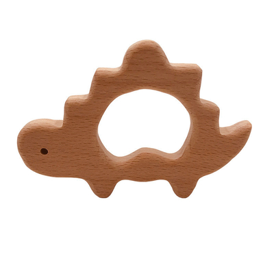 Forma animal de madera de la tortuga de la ballena de la koala de la tortuga de la categoría alimenticia de Teethers del bebé