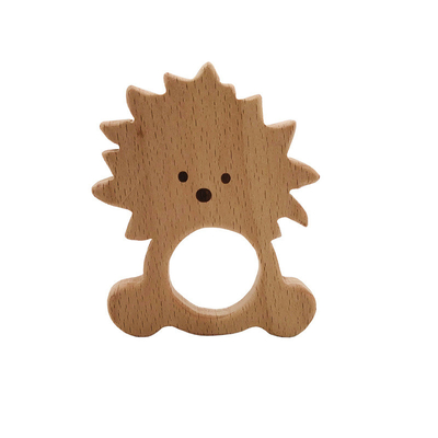 Forma animal de madera de la tortuga de la ballena de la koala de la tortuga de la categoría alimenticia de Teethers del bebé