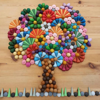 El bebé que el constructor de madera fijó el arco iris de madera nórdico bloquea al bebé educativo G del niño de los niños de los juguetes de Montessori de las piezas flojas