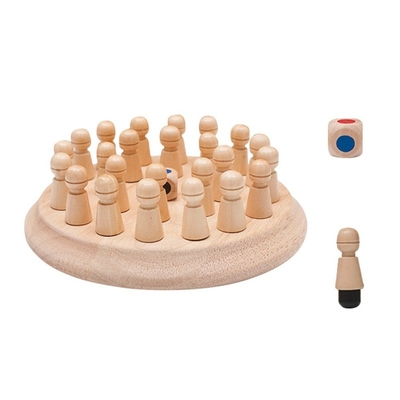 Juego de ajedrez de madera unisex de la pieza de ajedrez de la historieta internacional