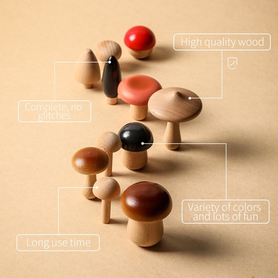 La seta forma los bloques de madera para los niños educativos