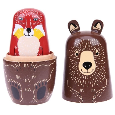 Regalos hechos a mano de los niños de Matryoshka de la muñeca rusa de madera