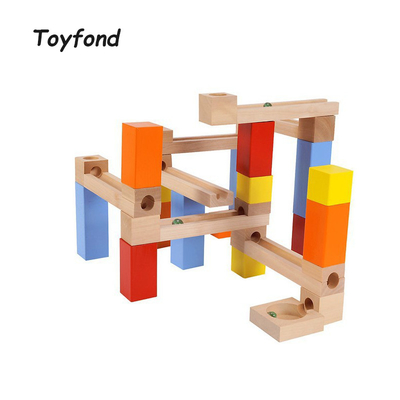 unidades de creación de madera Toy Educational For Children Kid del mármol 33Pcs