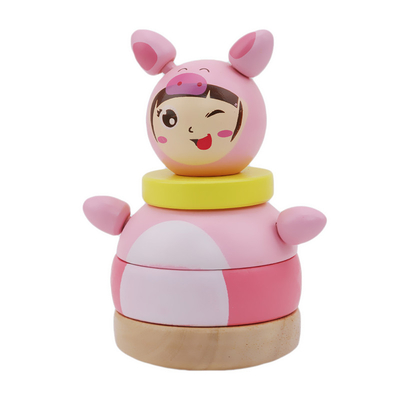 Vaso Doll Roly Poly Mobile Rattles Toy para el regalo de los niños de los recién nacidos del bebé