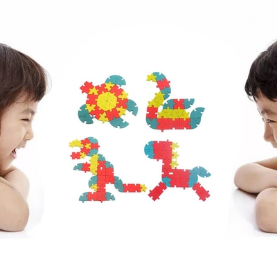 Unidad de creación creativa de madera 1Set DIY 3D del rompecabezas de los niños educativa